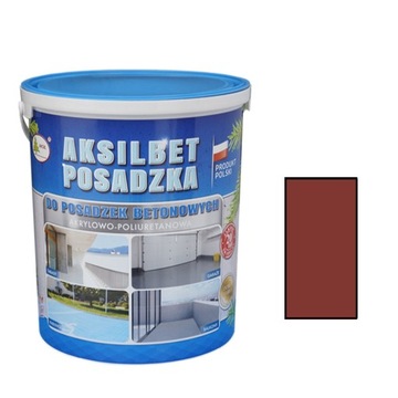 AKSILBET POSADZKA DO BETONU CZERWONA KOSTKA 5L