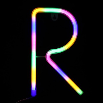 Светодиодный неоновый свет в форме буквы R