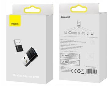 Адаптер Baseus Bluetooth 5.1 BA04, черный беспроводной модуль