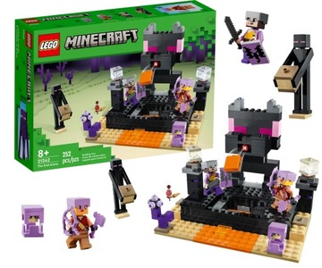 KLOCKI LEGO MAINCRAFT MINECRAFT ARENA ENDERMAN SMOK KRESU ZESTAW KRES 252EL