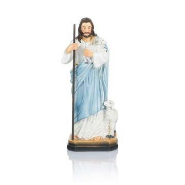 Figurka Pana Jezusa JEZUS Dobry Pasterz z owcą CHRYSTUS