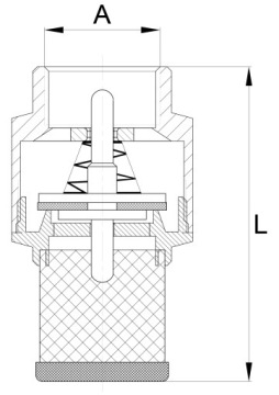 РЕВЕРСНЫЙ КЛАПАН С БОССОМ КОСТИ 2 дюйма DN50 SPR