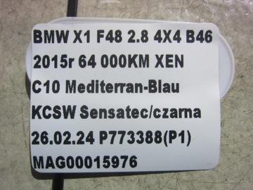 BMW X1 F48 B46 F45 F39 F54 ČERPADLO VODY TEKUTINY 8623574 11518623574
