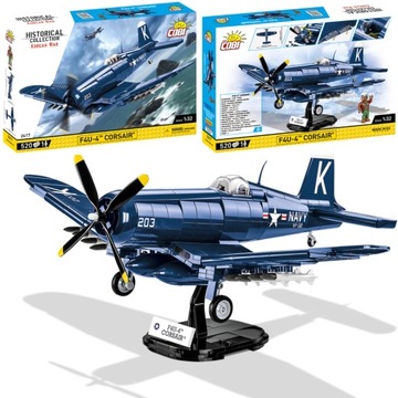 Cobi 2417 Polskie Klocki Wojsko samolot myśliwski Vought F4U-4 Corsair USA