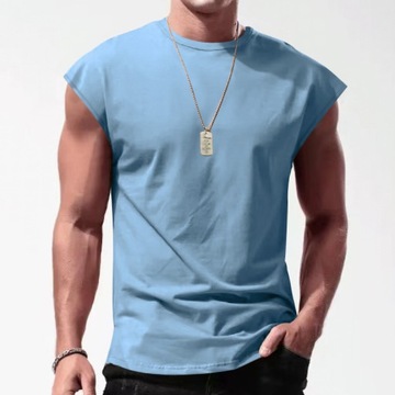 Fashion Cotton Sleeveless Shirts Tank Top Men Fitn