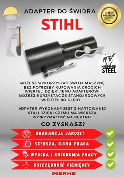 Адаптер для шнека STIHL-Soil Drill-WERHE