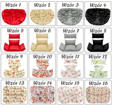 FOTEL WISZĄCY KOKON OGRODOWY GNIAZDO BUJANY KOSZ