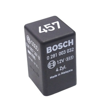PRZEKAŹNIK 457 ŚWIEC ŻAROWYCH AUDI SEAT SKODA VW 038907281B 0281003032