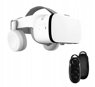 Okulary gogle VR 3D Z6 słuchawki pilot BT