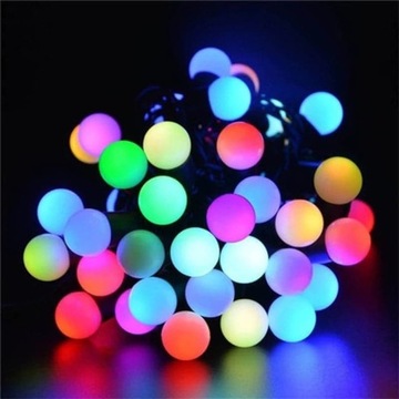 РОЖДЕСТВЕНСКИЙ СВЕТИЛЬНИК RGB СОЛНЕЧНАЯ ГИРЛАНД 6,5 М 50 LED
