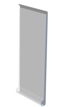 ПОЛОСКА ДЛЯ ЭТИКЕТКИ МАГНИТНЫЙ КАРМАН С СИЛЬНЫМ МАГНИТОМ 60Х105 ММ - 20 ШТ.