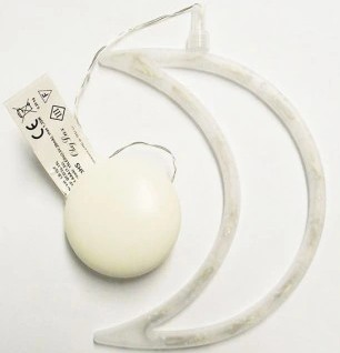 Оформление окна MOON LED WARM LIGHT