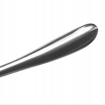 Длинный металлический рожок для обуви, прочный для