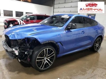 BMW X6 G06 2020 BMW X6 2020, 4.4L, 4x4, M50i, od ubezpieczalni 4.4 Benzyna 523KM