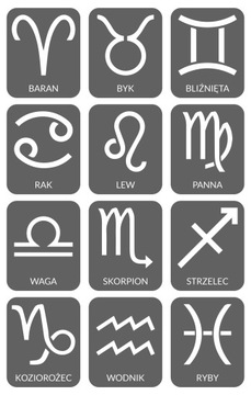 Szablony Do Tatuaży Brokatowych Znaki Zodiaku
