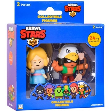 BRAWL STARS PMI ZESTAW FIGUREK KOLEKCJONERSKICH 2-PAK PIPER + BO