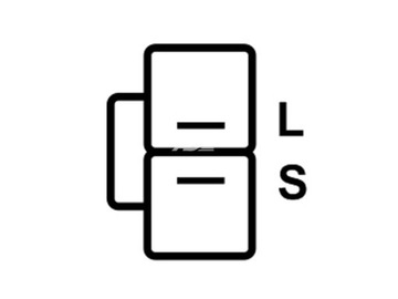 Регулятор генератора ARE5005 типа MITSUBISHI