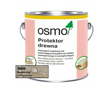 OSMO 4006 PROTEKTOR DO DREWNA BEZBARWNY 0,125L