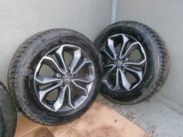 HONDA CRV V GEN ALU RÁFKY Z PNEUMATIKA 235/60/18 MULTISEZONNÍ NEXEN