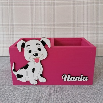 БОЛЬШАЯ подставка для мелков, 100% ДЕРЕВО, FREE NAME