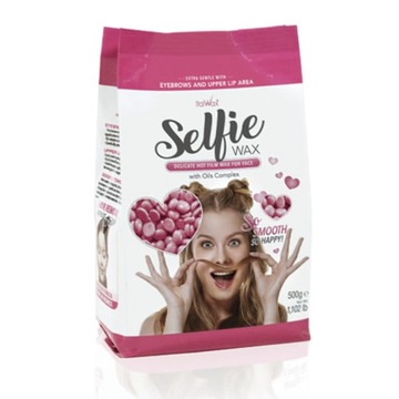 ItalWax Selfie Wax 500g bezpaskowy do twarzy