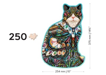 Пазл деревянный The Jeweled Cat 250 шт.