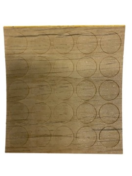 ZAŚLEPKA MEBLOWA SAMOPRZ Fi14 DĄB CRAFT SZARY 25sz