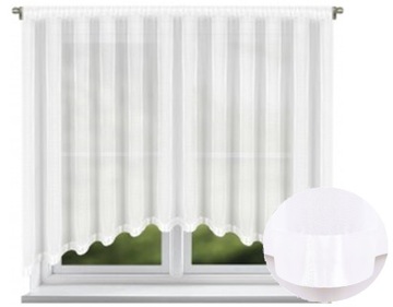 FIRANA W ŁUK 300 x 100 CM FIRANY GOTOWE LAMÓWKA FIRANKI