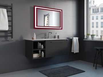 БОЛЬШОЕ ЗЕРКАЛО ДЛЯ ВАННОЙ СО СВЕТОДИОДНОЙ ПОДСВЕТКОЙ RUKE 80