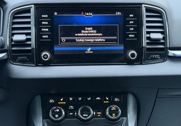 Skoda Kodiaq I SUV 2.0 TDI 150KM 2019 Skoda Karoq Salon Polska, Serwis ASO, Navi, Kamera Czujniki 2.0 Diesel, zdjęcie 11