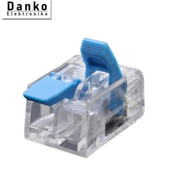 SZYBKOZŁĄCZKA złączka elektryczna kostka linka 2P