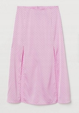H&M satynowa spódnica midi 36 S H15