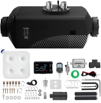 СТОЯНОЧНЫЙ ОБОГРЕВАТЕЛЬ 12В 8КВТ ДЛЯ WEBASTO DIESEL С ГЛУШИТЕЛЕМ И ЖК-ПАНЕЛЬЮ