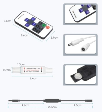 LED COB контроллер/диммер +RF Беспроводной радио пульт дистанционного управления
