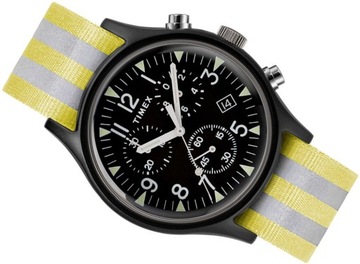 MŁODZIEŻOWY ZEGAREK MĘSKI TIMEX CHRONO INDIGLO BOX