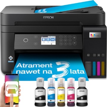 Tiskárna Epson EcoTank Zařízení 3v1 Skener Tisk Duplex Wifi Lan Adf Inkousty