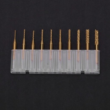Mether Melling Cutter Set CNC 1/8 0,8-3,17 мм Cratter 10 PCS
