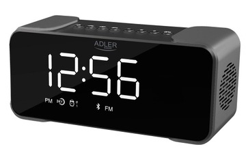 RADIO BUDZIK ZEGAR Z BLUETOOTH USB BEZPRZEWODOWY