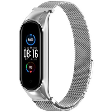 Opaska pasek bransoleta milanese do Xiaomi Mi Band 5/6 | KOLORY