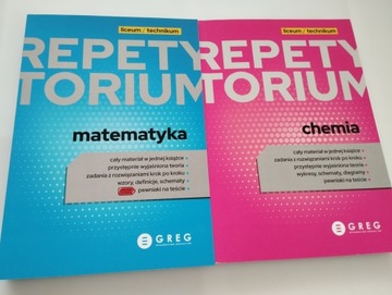 CHEMIA + MATEMATYKA LICEUM 2024 Egzamin Repetytori