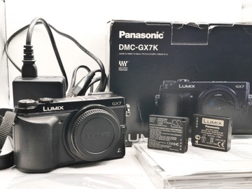 Panasonic Lumix GX7 DMC-GX7 2x aku przebieg!
