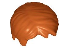 LEGO Włosy - 62810 - Dark Orange