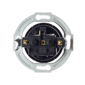 РОЗЕТКА LOFT 230В С ШТЫРЬКОМ ЧЕРНАЯ JLM БЕЗ РАМКИ ФРАНЦУЗСКИЙ РЕТРО ЛЮКС