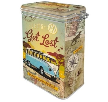 Nostalgic Art Puszka z klipsem VW Bulli-Lets Get
