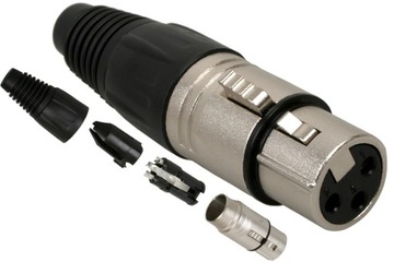 ROCKCABLE markowy wtyk XLR żeński (canon)