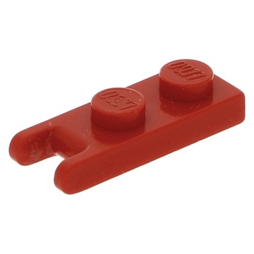 Lego hngpltD Płytka zawiasu 1x2 czerwony 1 szt