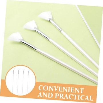 Кисть для маски, веер для лица, кисть для выделения, веерная кисть