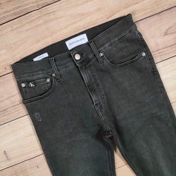 CALVIN KLEIN JEANS Spodnie Jeans Super Skinny Damskie r. 30/30