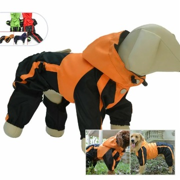 Waterproof Dog Raincoat Oxford Dog Clothes Jacket Puppy Chihuahua Jumpsuit