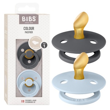 BIBS SMOCZEK ANATOMICZNY 0+ KAUCZUK HEVEA 2PAK